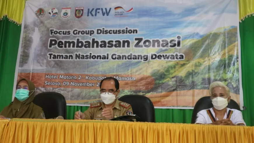 Permantap Penataan Kawasan Taman Nasional Gandang Dewata, BBKSDA Sulsel Selanggarakan FGD Zonasi