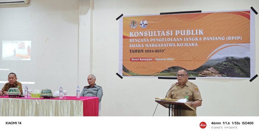 KONSULTASI PUBLIK RPJP SUAKA MARGASATWA KO’MARA DAN TAMAN BURU KO'MARA PERIODE 2024-2033