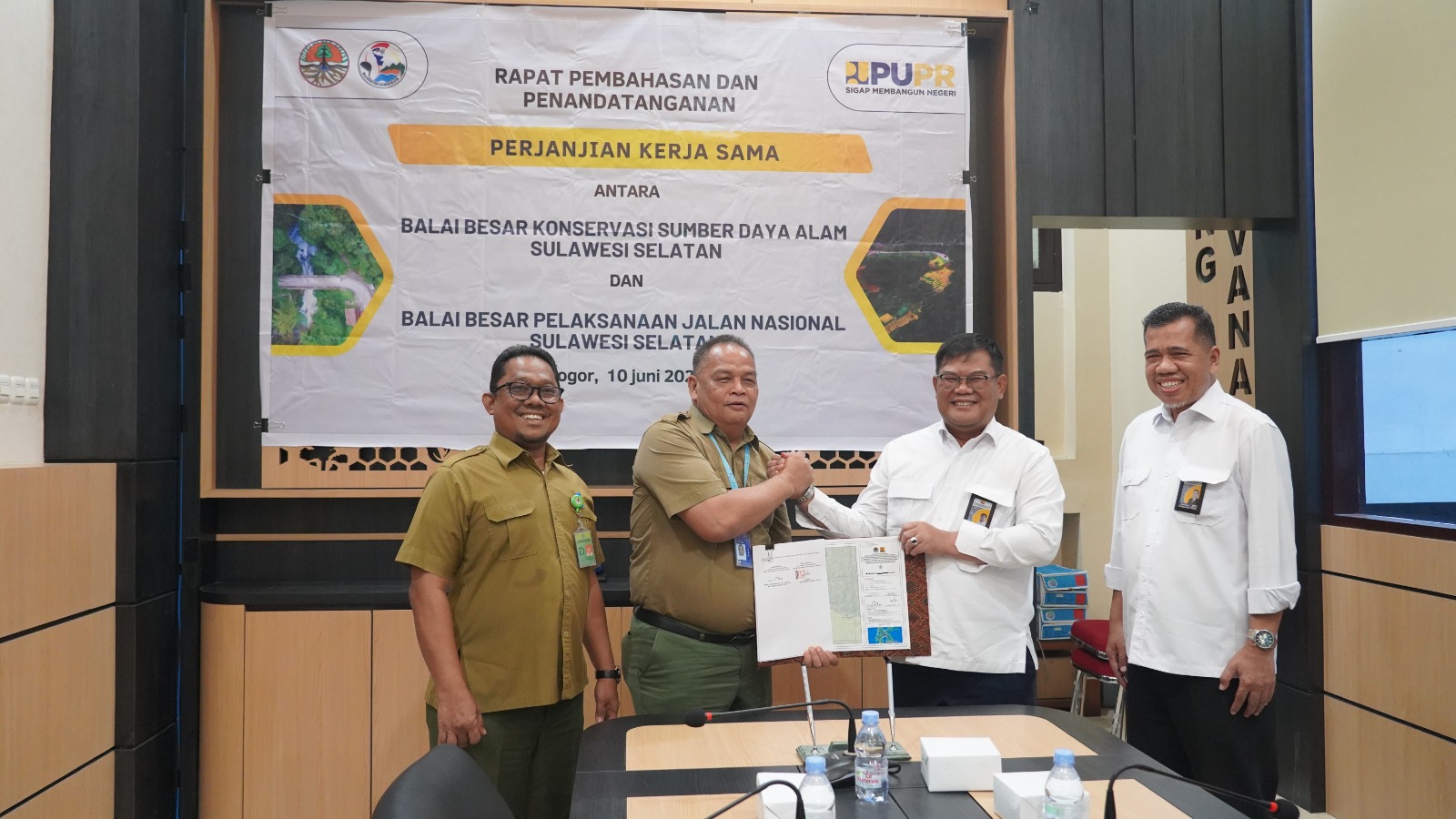 KERJA SAMA PEMBANGUNAN STRATEGIS DI KAWASAN KONSERVASI ANTARA BBKSDA SULSEL DENGAN BBPJN SULSEL
