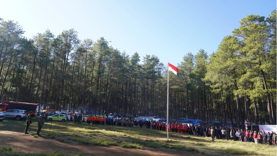 BBKSDA Sulawesi Selatan dan Stakeholders Rayakan HUT RI ke-79 dengan Aksi Nyata di Lembanna/Jalur Pendakian Gunung Bawakaraeng TWA Malino