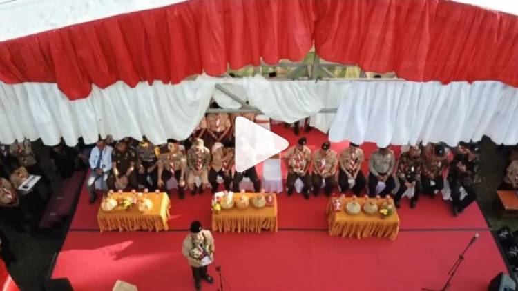 Pembukaan Perkemahan Bakti Saka Wanabakti dan Saka Kalpataru 2018.