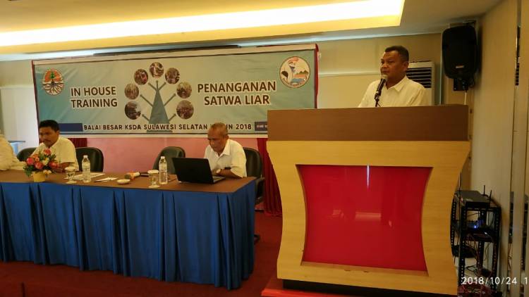 BBKSDA SULSEL SELENGGARAKAN IN-HOUSE TRAINING PENANGANAN KONFLIK SATWA LIAR