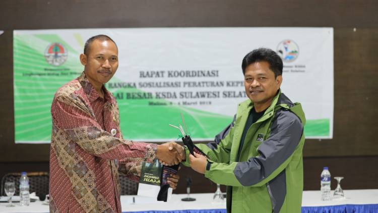 Rapat Koordinasi Dalam Rangka Sosialisasi Peraturan Kepegawaian Balai Besar Ksda Sulawesi Selatan